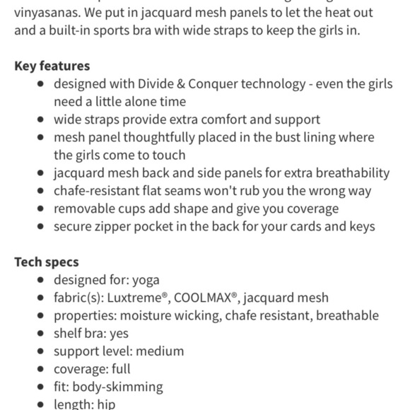 Lululemon Black Chaturanga Tank Top - Picture 8 of 8